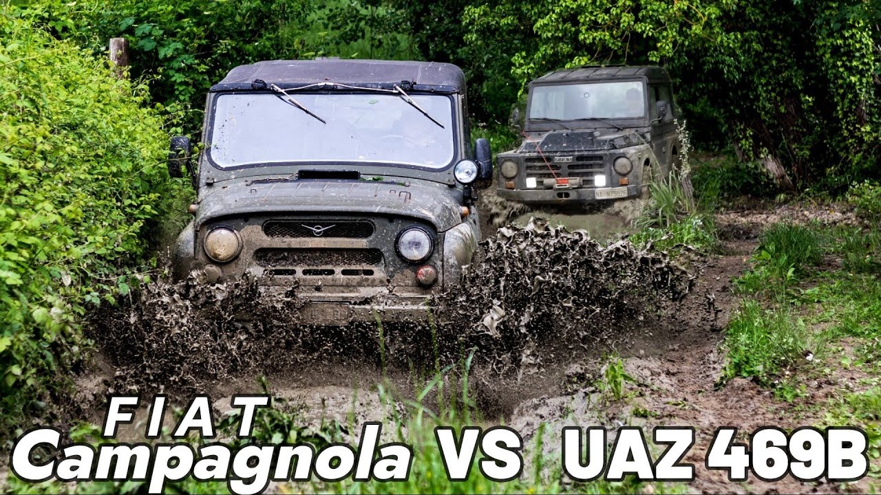 FIAT CAMPAGNOLA, подготовленный УАЗ 469Б, подготовленный JK RUBICON, подготовленный VITARA:в отстое!