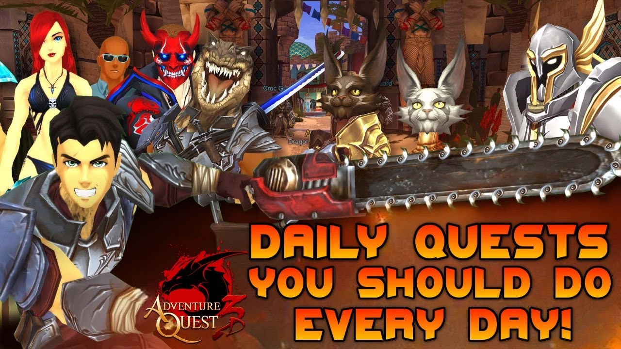 You Should Do These Daily Quests EVERY Day! AdventureQuest 3D