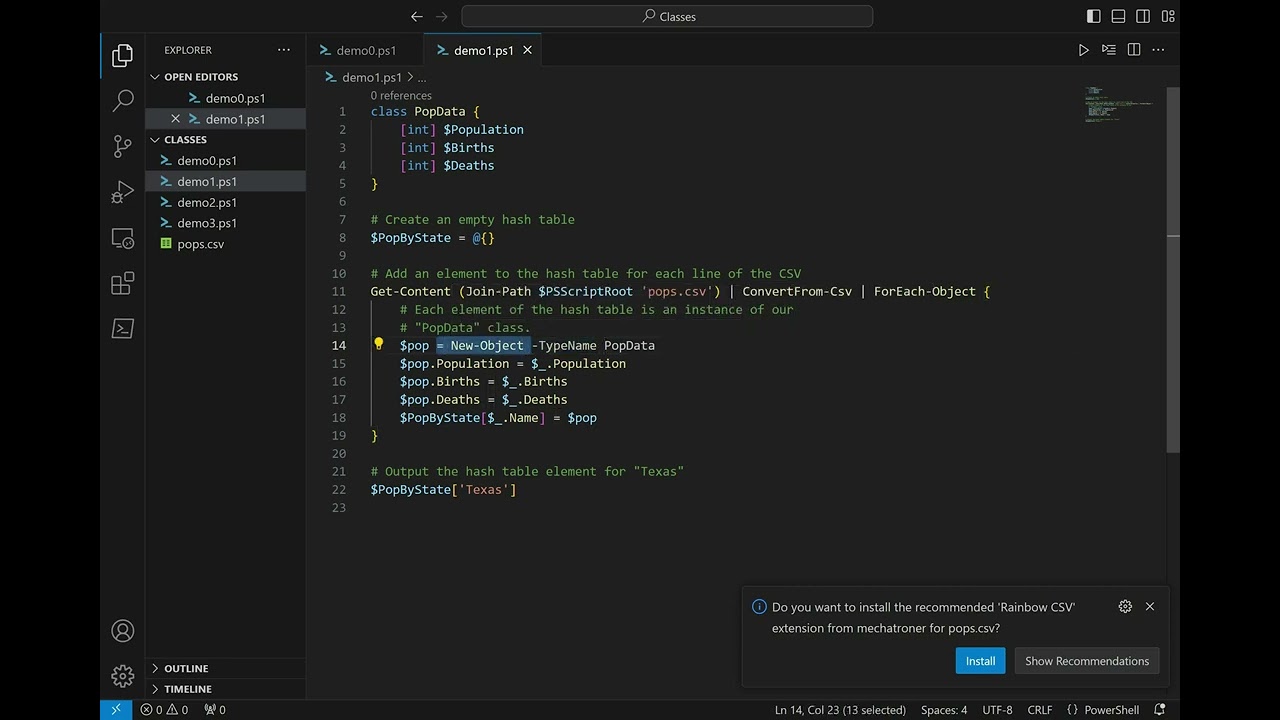 PowerShell Classes