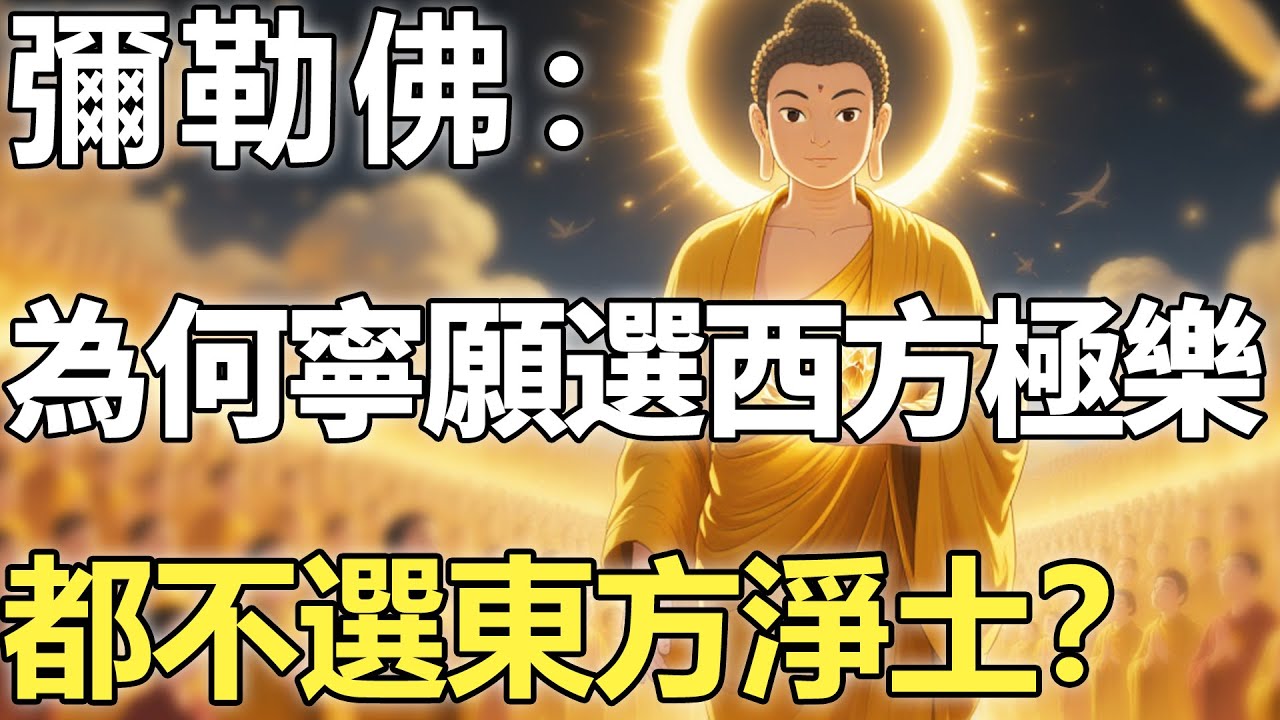 為何眾生寧願選西方極樂，都不選東方淨土？彌勒佛一句話揭開西方極樂世界不敢說的秘密！【輪回|因果|佛學】