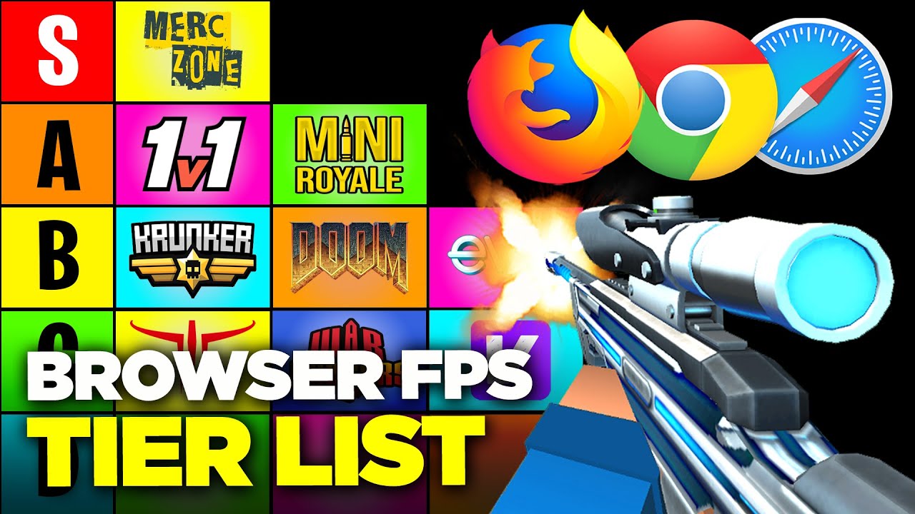 Список браузерных игр FPS (игры .io — без загрузки)