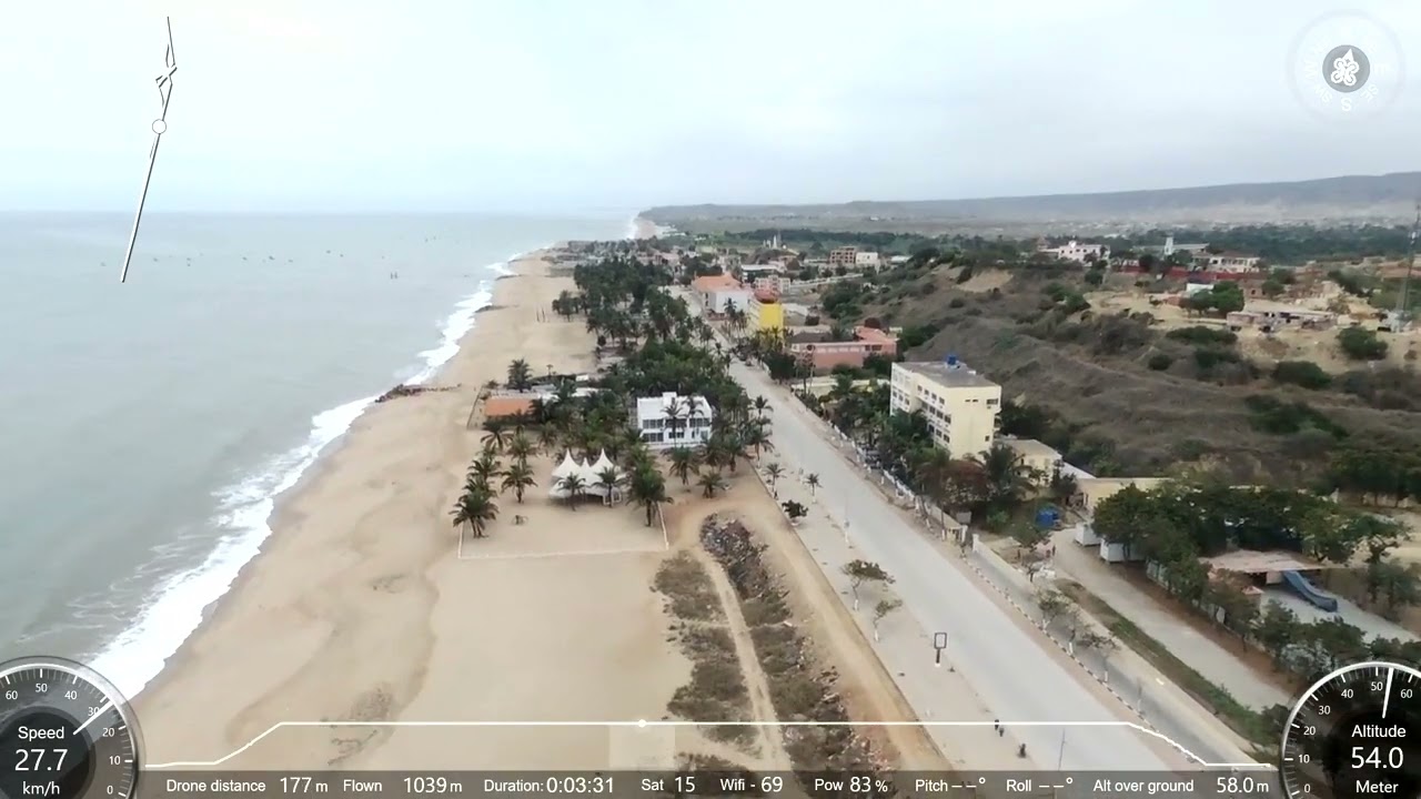 Sumbe, Kwanza Sul, Angola   Drone Bebop 2 Parrot
