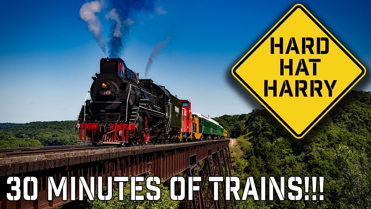 Hard Hat Harry: Train Adventures (30-Minutes of Trains for Kids!)