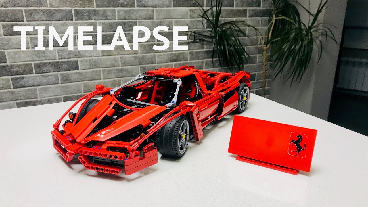 LEGO 8653 ENZO FERRARI 1:10 - TIMELAPSE