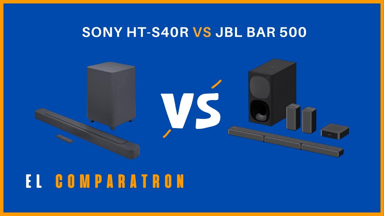🔥BARRAS DE SONIDO: Sony HT-S40R vs JBL Bar 500, ¿CUÁL COMPRAR?🔥