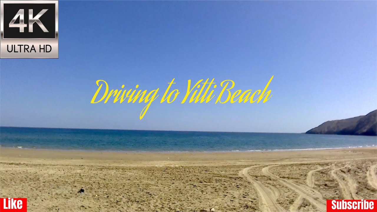 Driving to Yitti beach, Excursion to a beautiful beach in Muscat