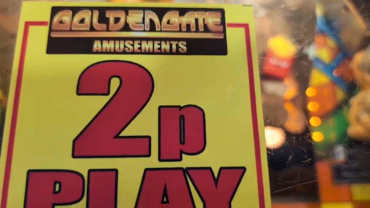 Snakes n Ladders 2p coin pusher at Golden Gate Amusements