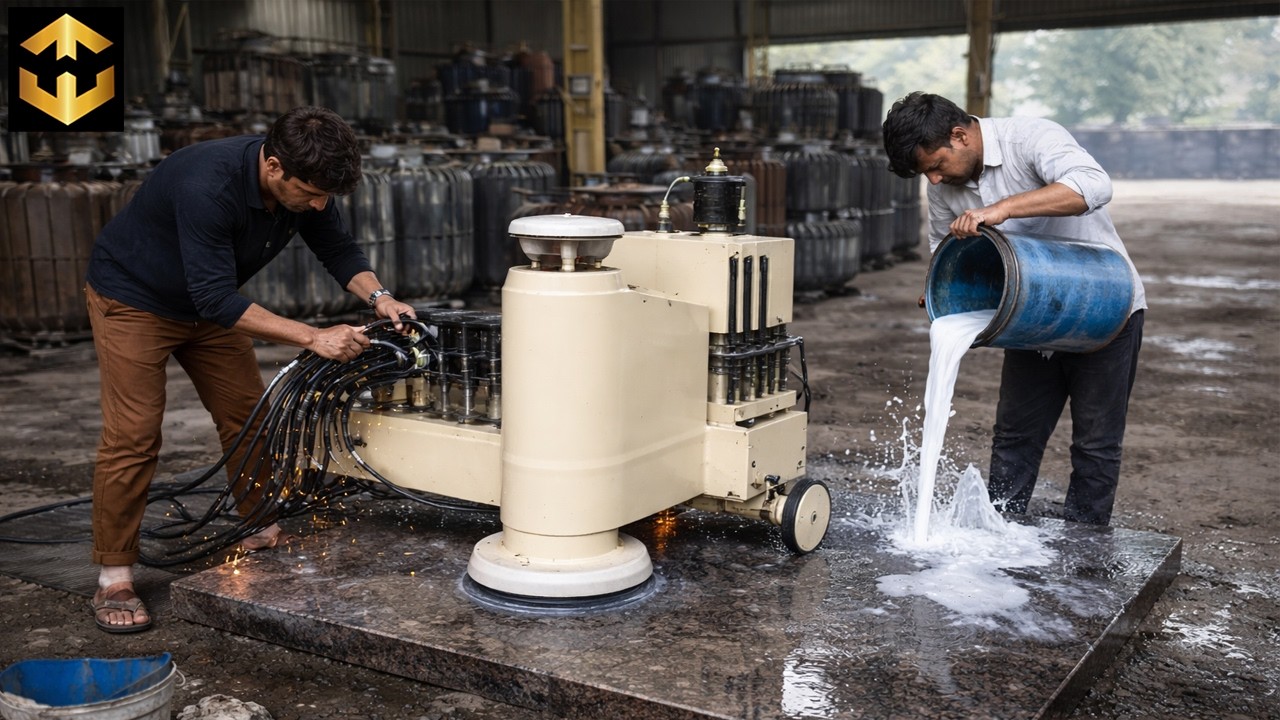 Scrap Metal to Marble Floor Polishing Machine &ndash; Amazing Recycling  | Full Factory Manufacturing