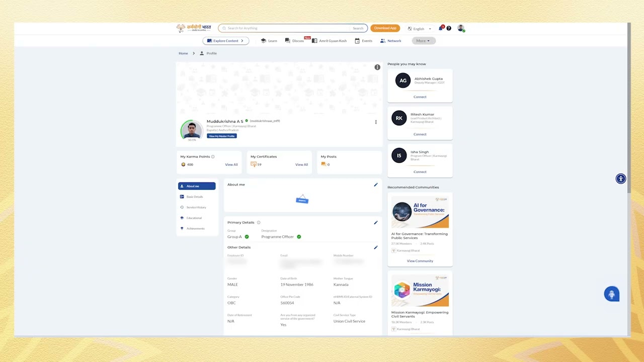 Guide To Update Your Profile