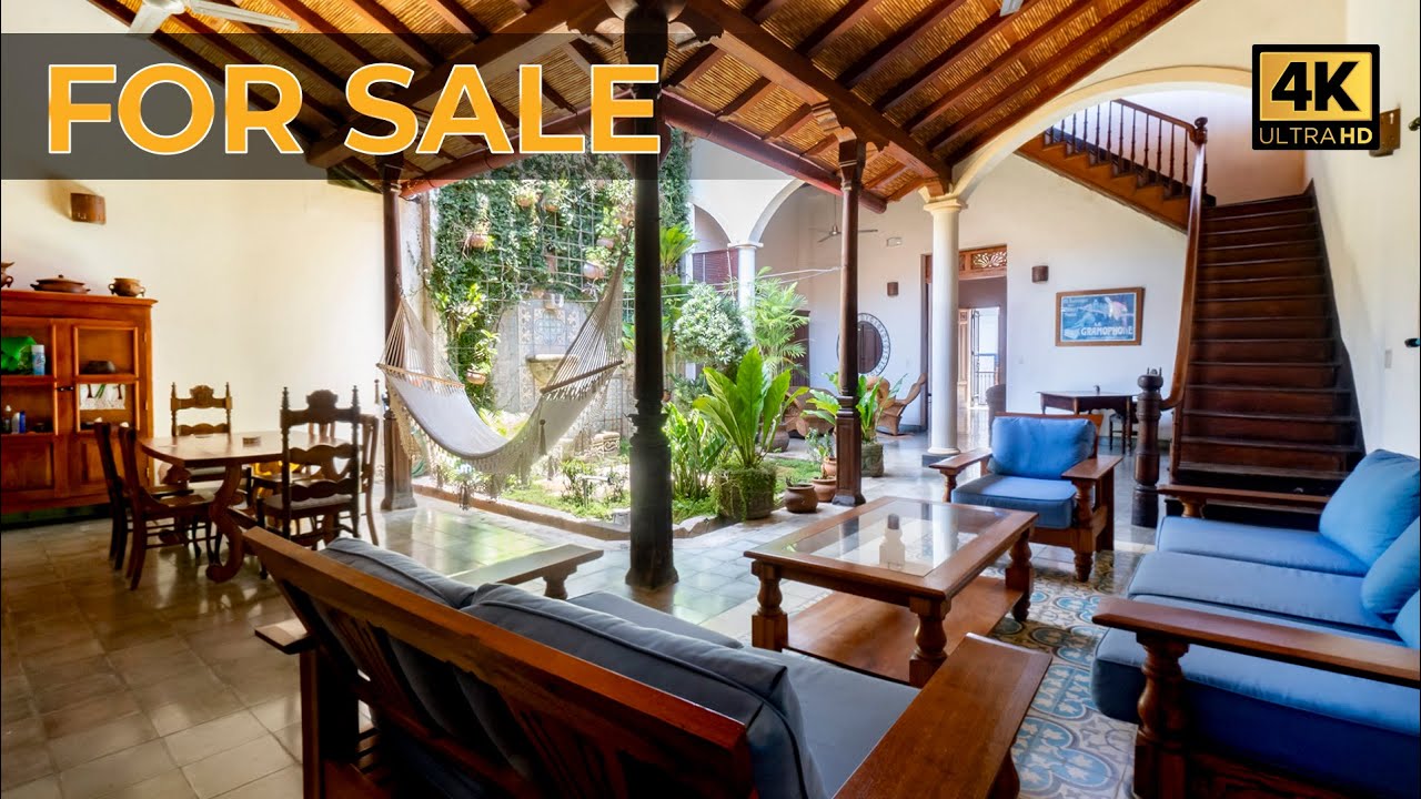 🌟🏠AVAILABLE! Beautiful Colonial House For Sale in Granada Nicaragua Real Estate @ $240,000 #22404