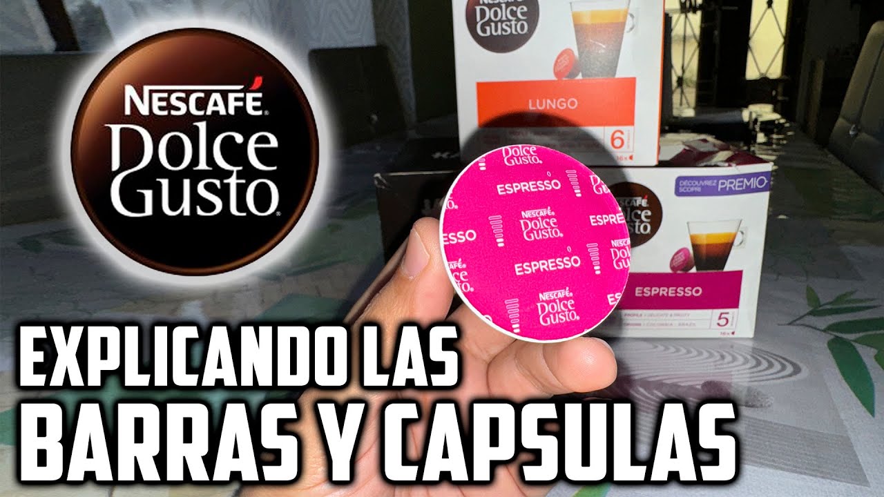 EXPLICANDO CAPSULAS, NIVELES y BARRAS - NESCAFE DOLCE GUSTO - KRUPS PICCOLO XS