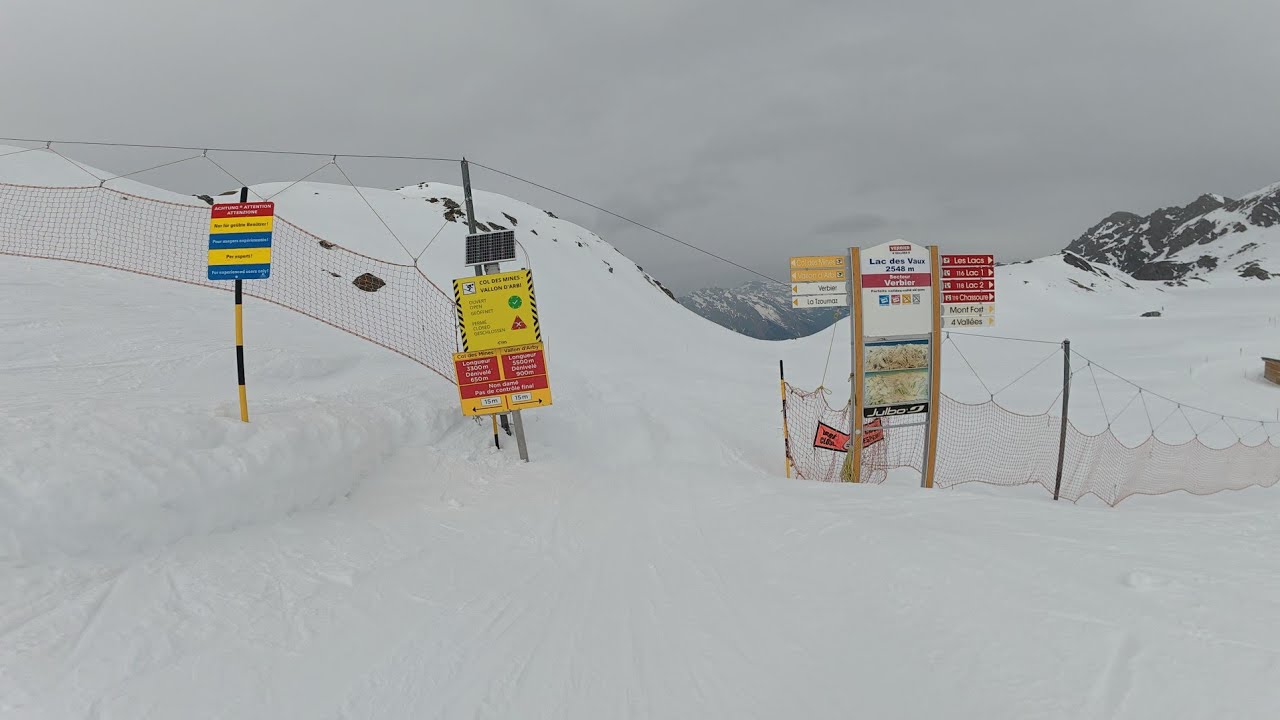 VERBIER: Itinerary Col des Mines I Attelas - Verbier