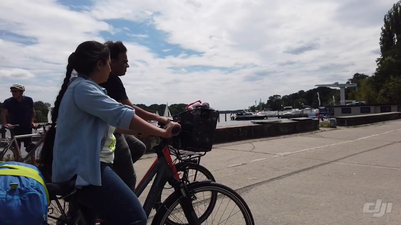 [BikeTrail] Potsdam Uferweg - ferry Caputh Loop from Potsdam Hauptbahnhof [Hyperlapse]