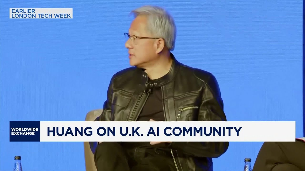 Nvidia CEO Jensen Huang praises UK AI scene