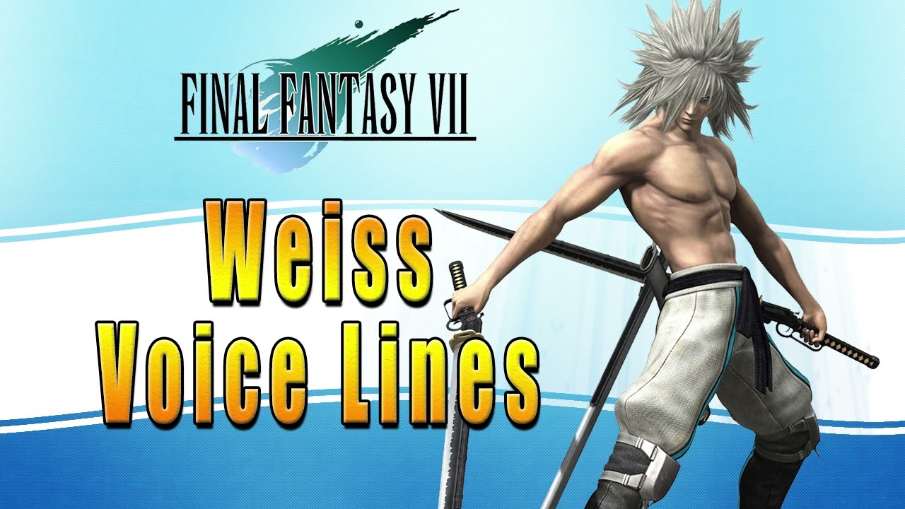 Final Fantasy VII: Remake Intergrade - Weiss The Immaculate Voice Lines