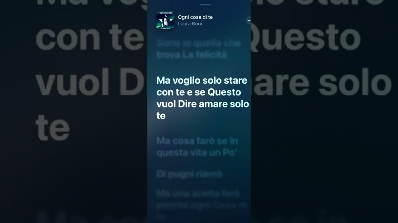 Laura Boni - Ogni cosa di te (base karaoke + cori)