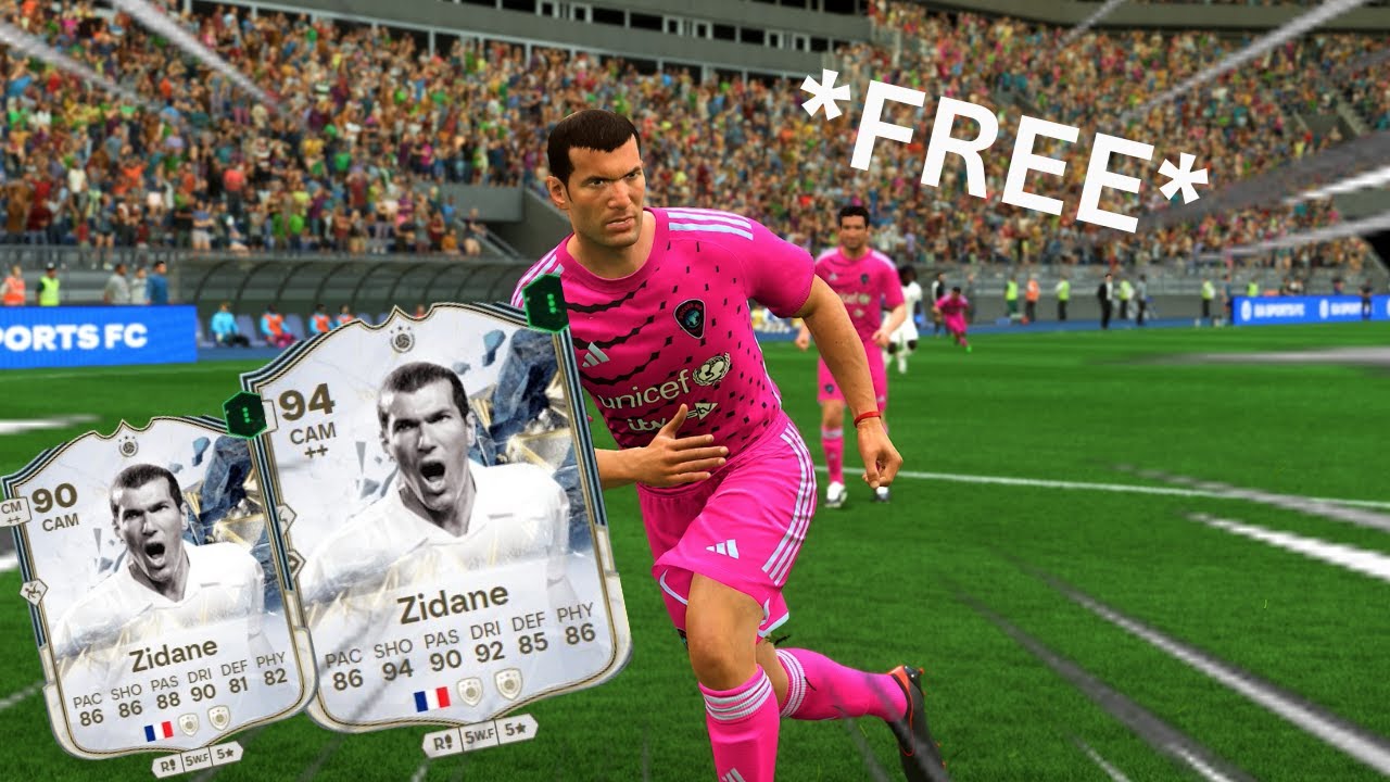 THIS *FREE* ICON ZIDANE IS UNSTOPPABLE - FC 25 TOTY