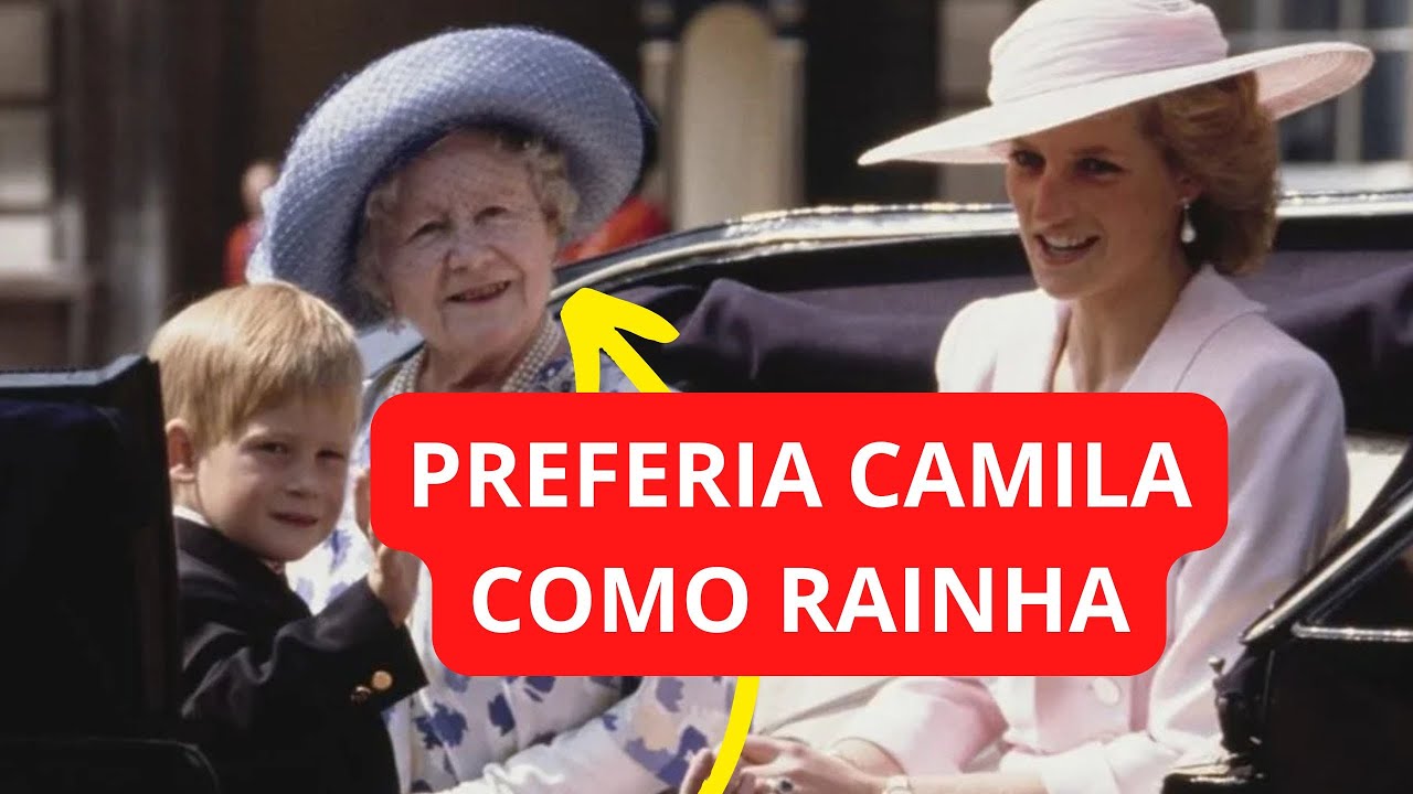 RAINHA MÃE NÃO GOSTAVA DA PRINCESA DIANA