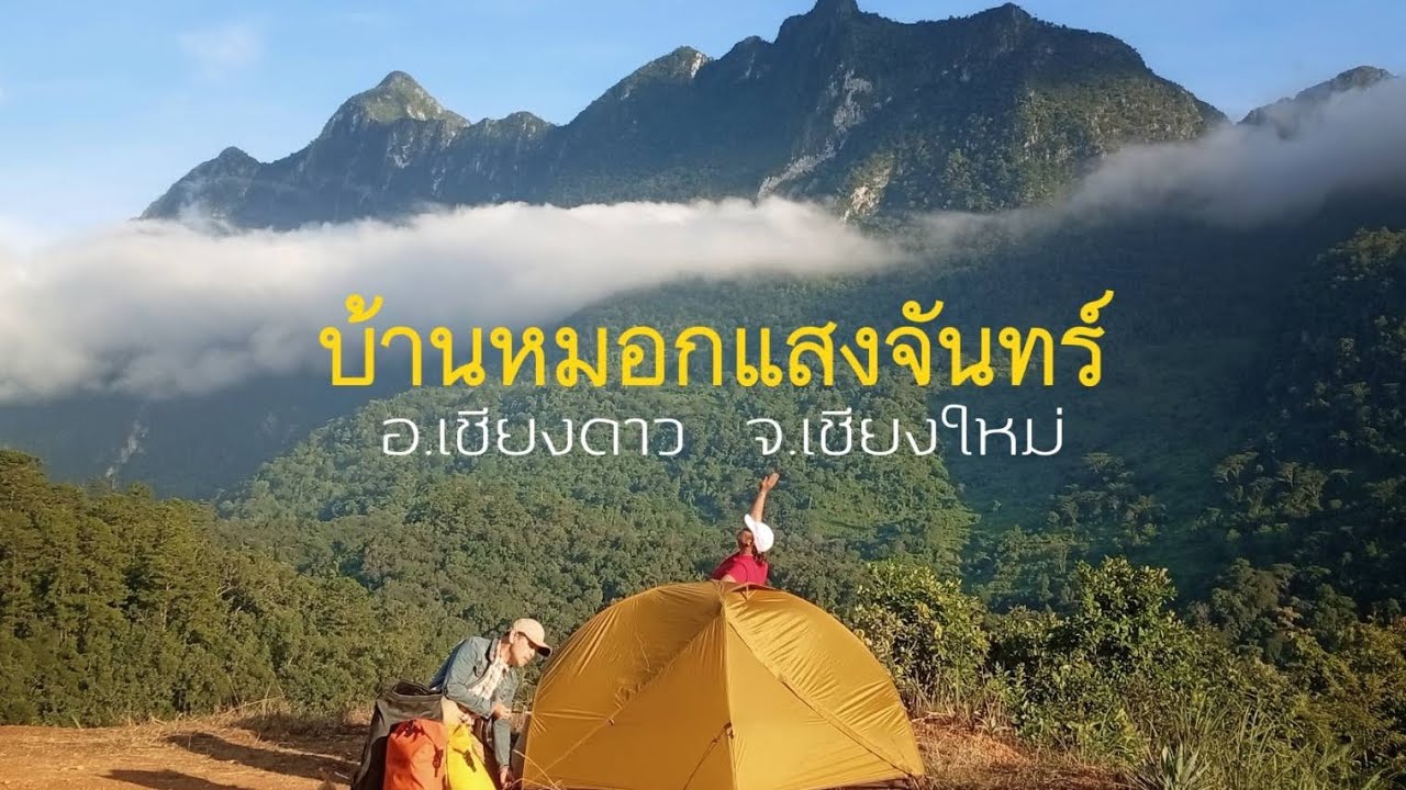 บ้านหมอกแสงจันทร์  อยู่บ้านนาเลาใหม่ อ.เชียงดาว จ.เชียงใหม่