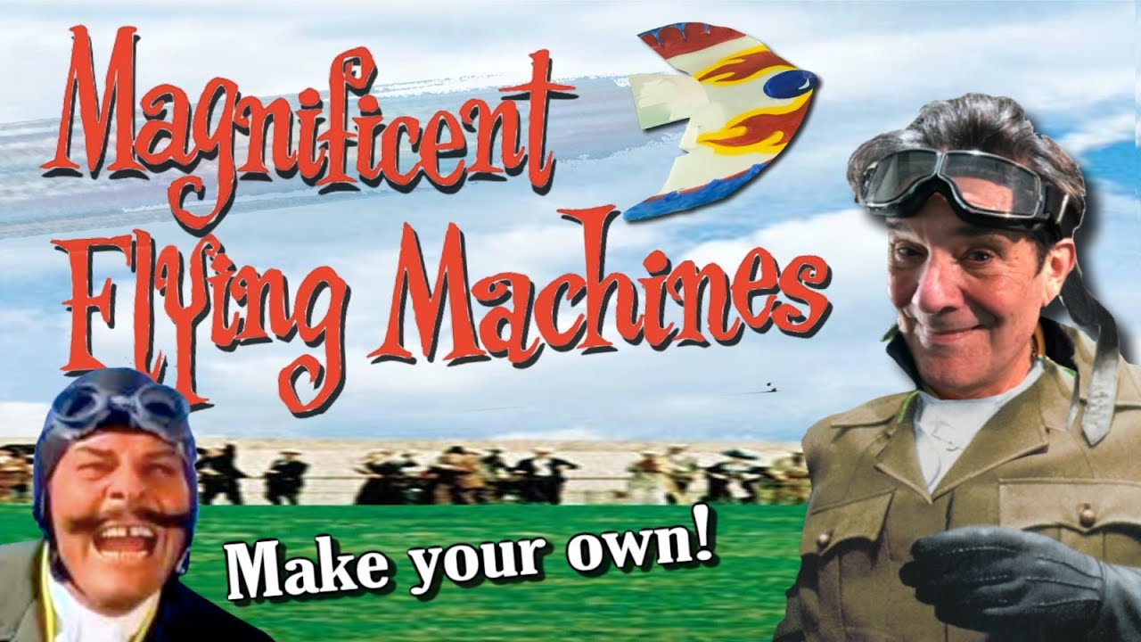 Magnificent Flying Machines!  Make a Foam Glider!