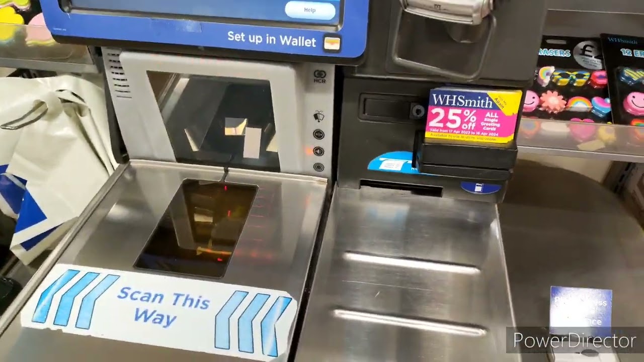 NCR Self Checkout Machine @ WHSmith - Richmond - Greater London