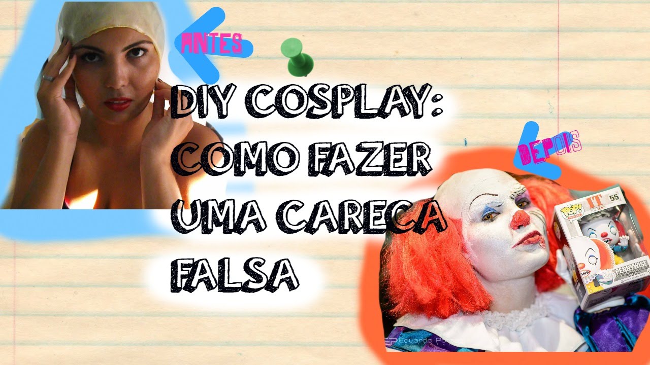 DIY COSPLAY: Como fazer uma careca falsa de látex! / DIY Fake Bald (Cap)