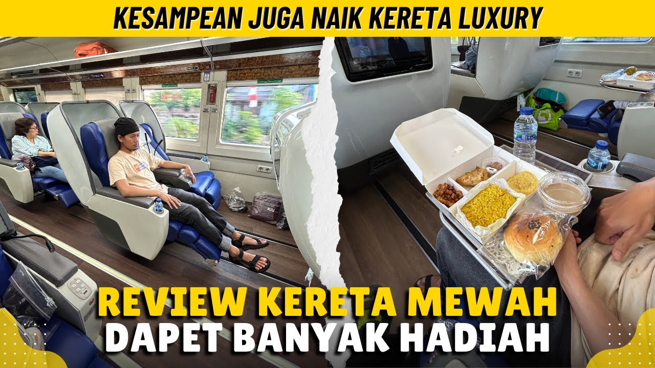TIPS ANTI RUGI NAIK KERETA LUXURY! REVIEW ARGO PARAHYANGAN DARI JAKARTA ke BANDUNG #KAI #keretaapi