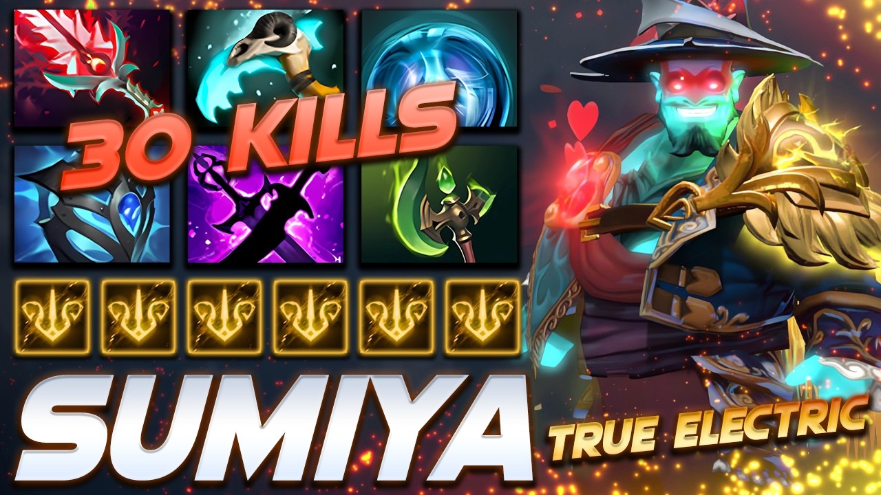 SumiYa Invoker 30 Frags True Electric - Dota 2 Pro Gameplay [Watch & Learn]