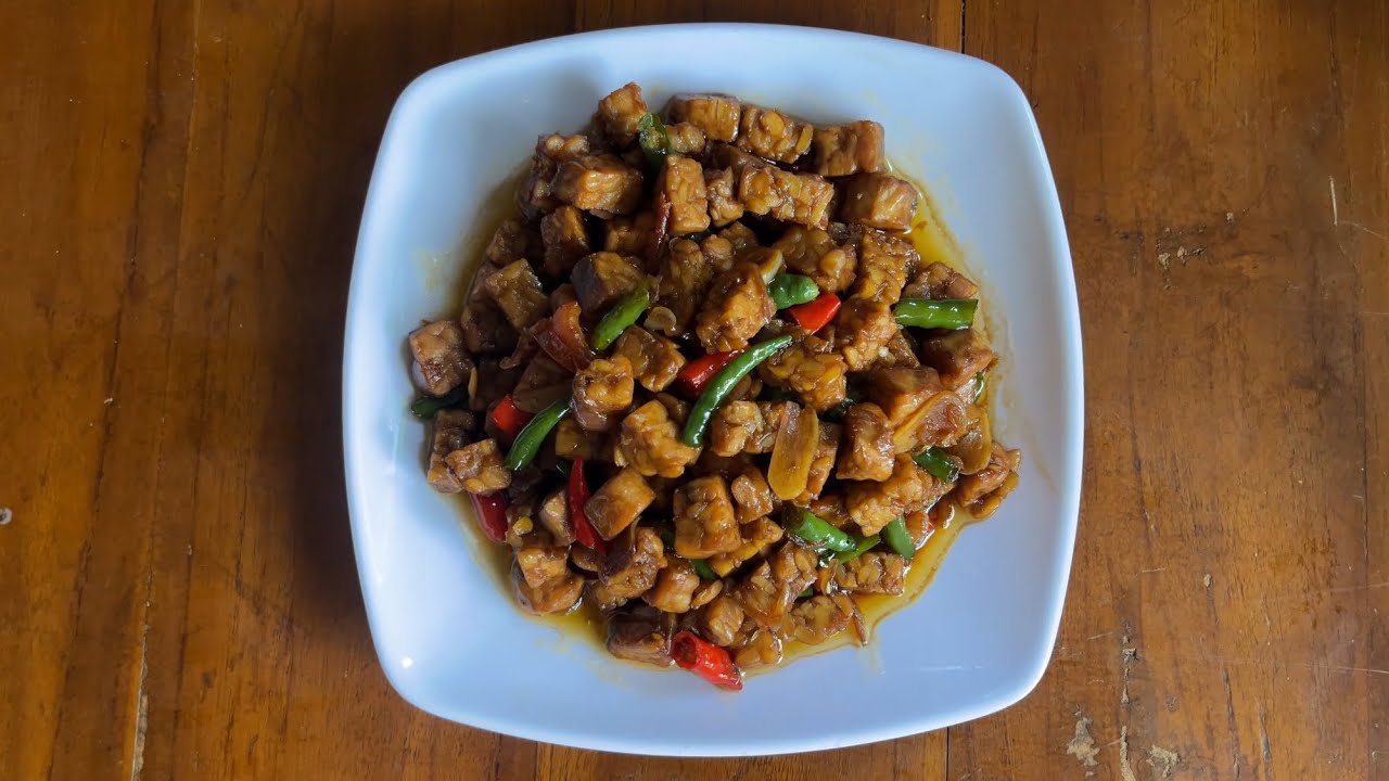 CARA BIKIN KERING TEMPE LOMBOK HIJAUU MUDAH DAN ENAKK