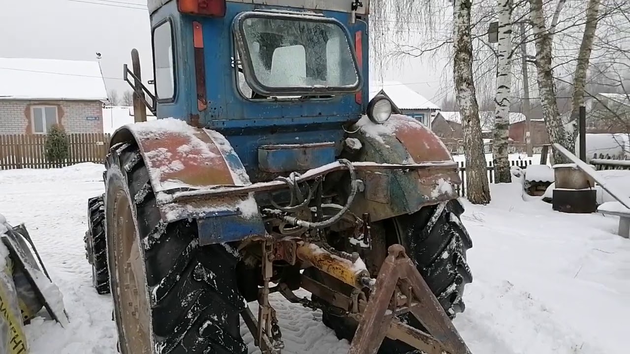 Т-40 / Уборка снега к Новому Году