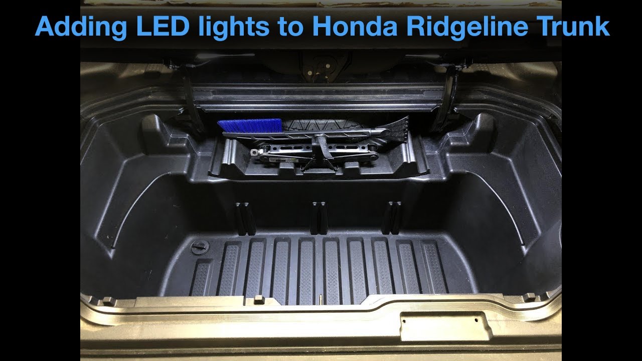 How to Install LED Lights in Honda Ridgeline Trunk