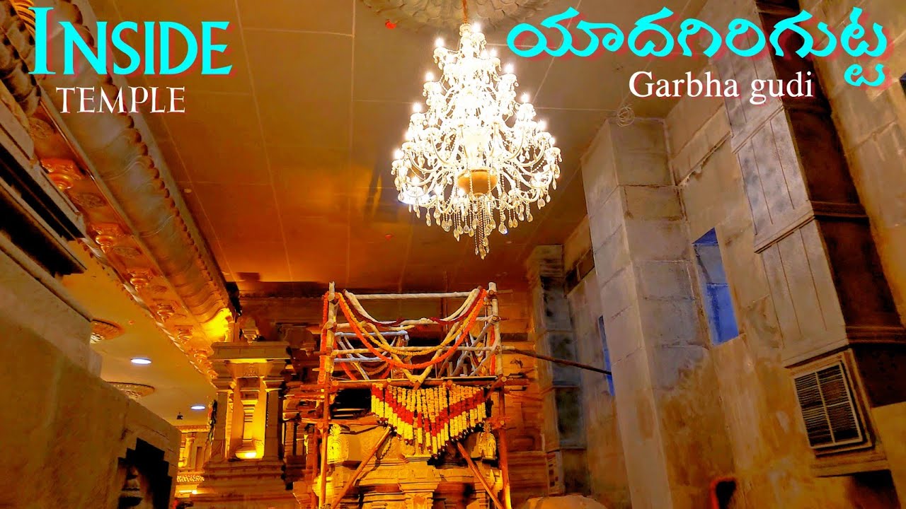 Yadagirigutta/Yadadri Temple Latest Videos 2022|Jai Laxmi Narashima swamy| Inside garbha Gudi
