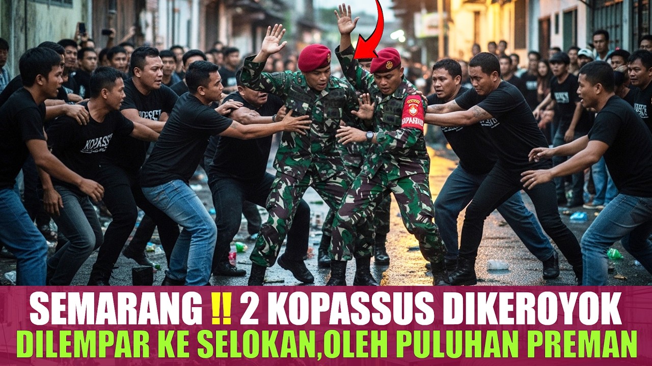 2 KOPASSUS VS PULUHAN PREMAN SEMARANG, PREMAN NEKAT IKAT KOPASSUS DAN DILEMPAR KE SELOKAN
