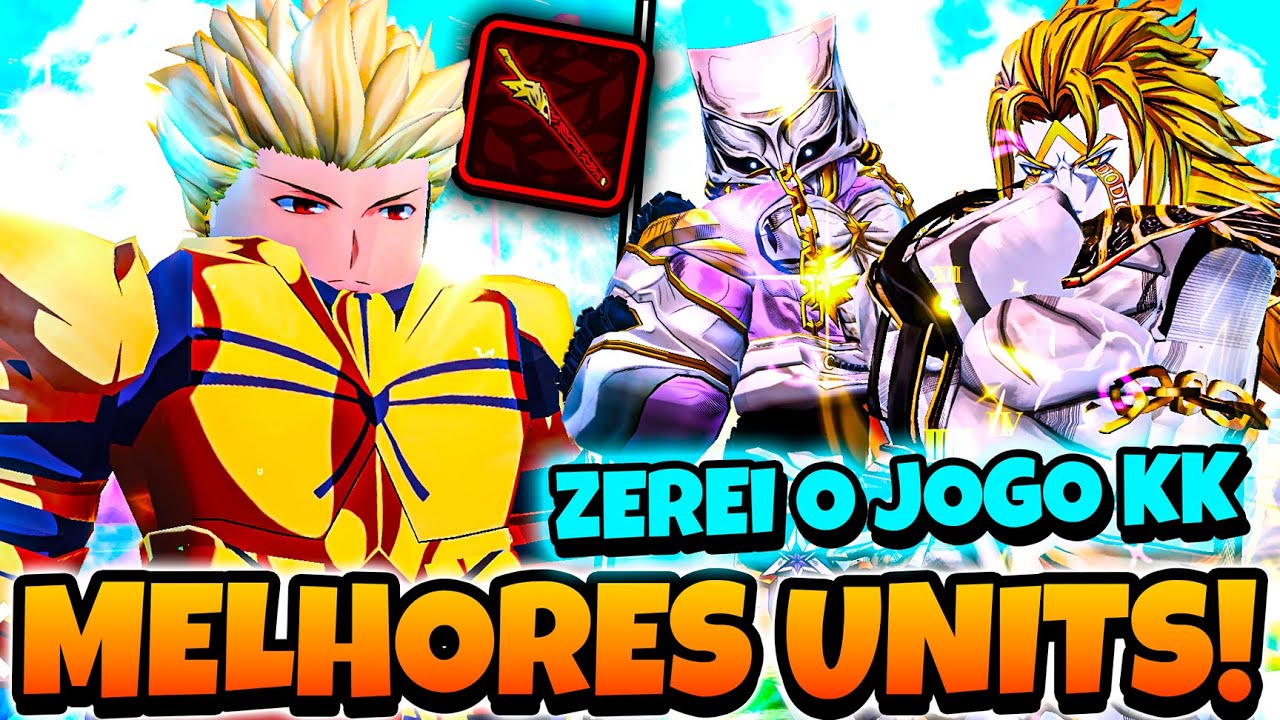 COMPLETEI MEU OBJETIVO! AGORA EU TENHO AS UNITS MAIS FORTES DO ANIME CRUSADERS DO ROBLOX