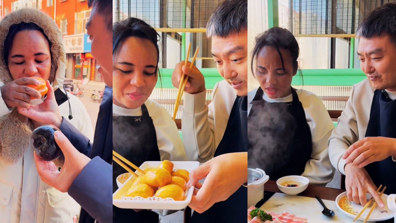 Da Zhuang takes Xiaomi to try Chinese hotpot for the first time