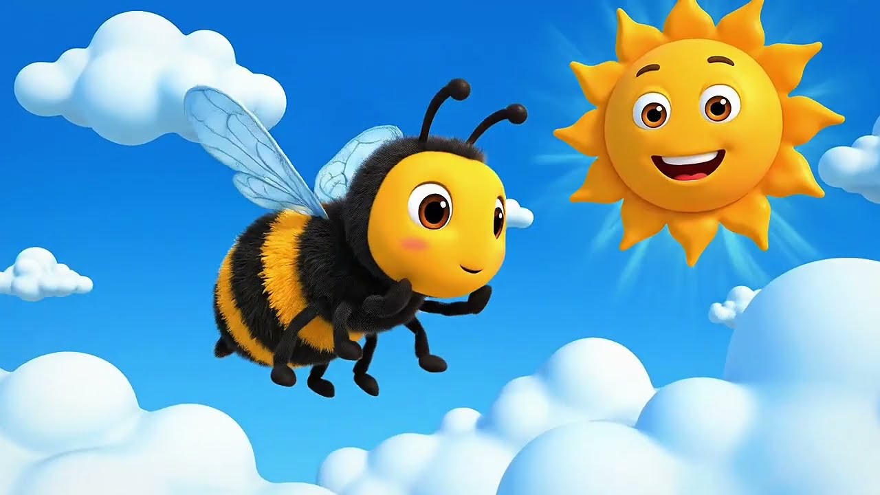 🐝 Buzzing Fun! The Ultimate Honey Bee Song for Kids | Catchy Nursery Rhymes 🎶✨