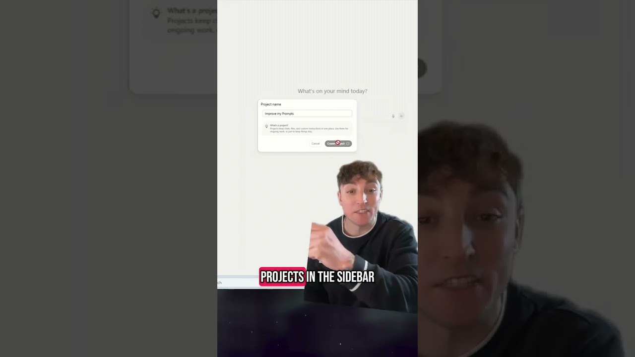 How to Set Up Chat GPT Projects  #chatgpt #chatgpttips