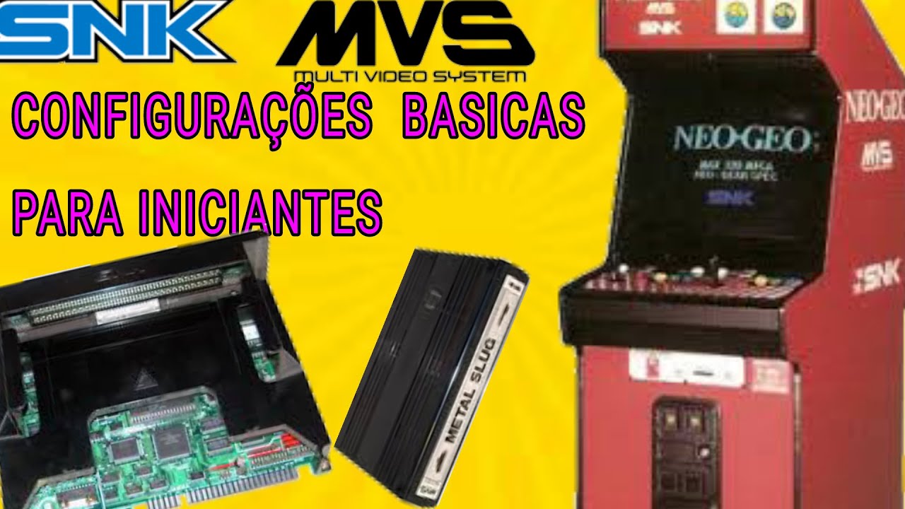 NEO GEO MVS  COMO CONFIGURAR (PARA INICIANTES)