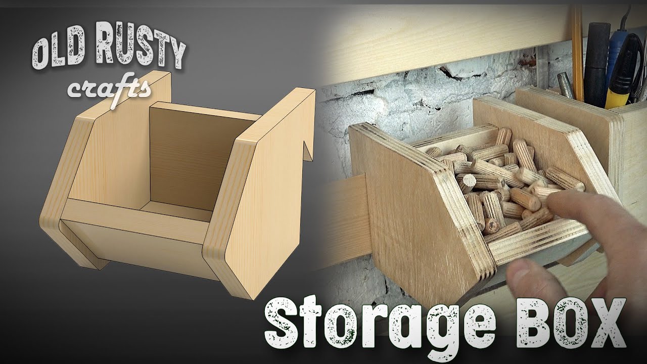 French Cleat STORAGE BOX. ( Tool Storage Wall French Cleat DIY)