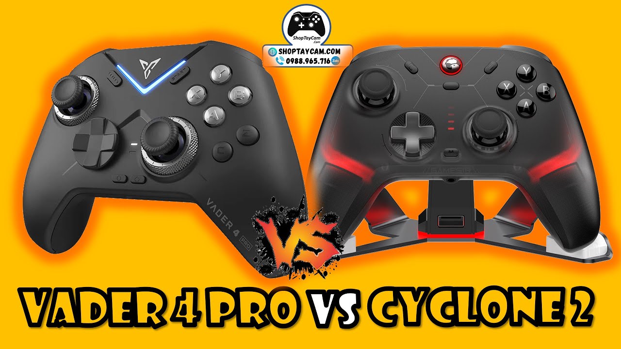 So Sánh TAY CẦM VADER 4 PRO Vs GAMESIR CYCLONE 2: Cuộc Chiến Best PP Tầm Giá Trên & Dưới 1 Triệu