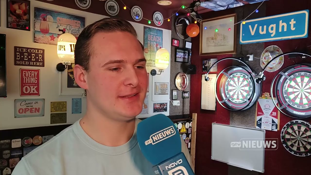 25 uur darten voor het goede doel Tijn Galenkamp gaat de uitdaging aan