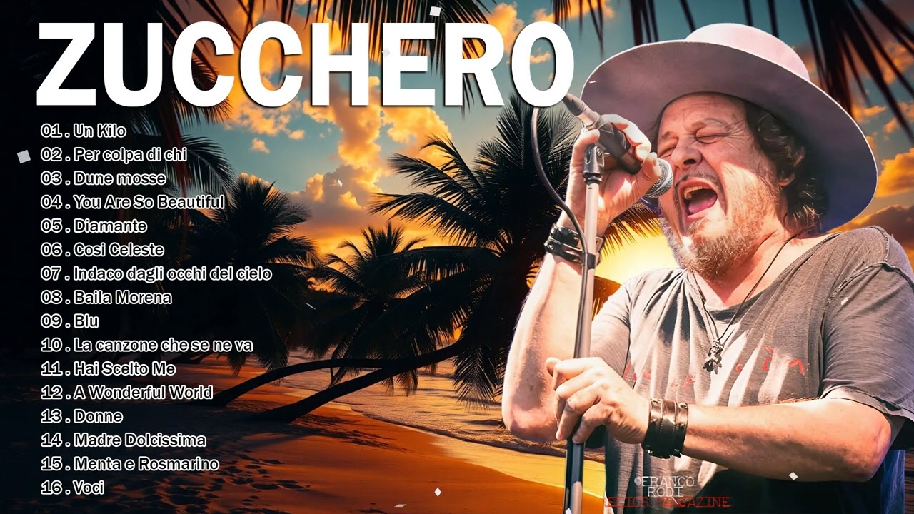 il meglio di Zucchero - Zucchero concerto 2025 - Zucchero Fornaciari