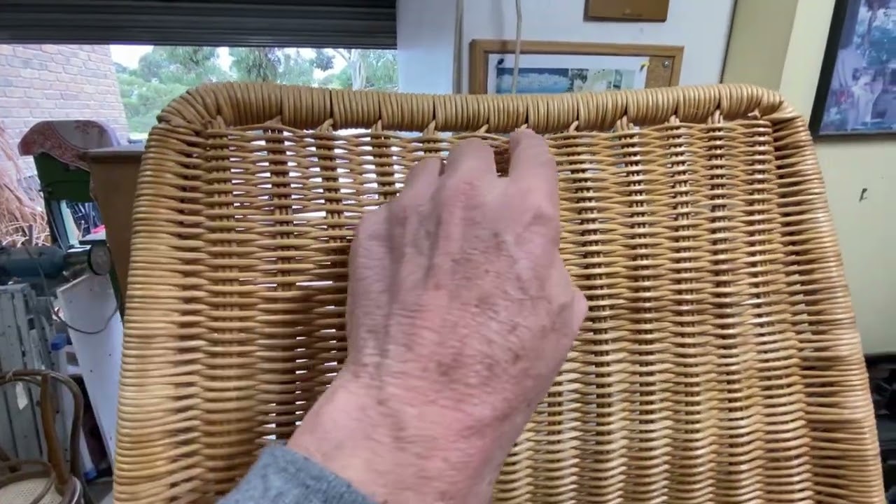 How To Repair Wicker With Reed