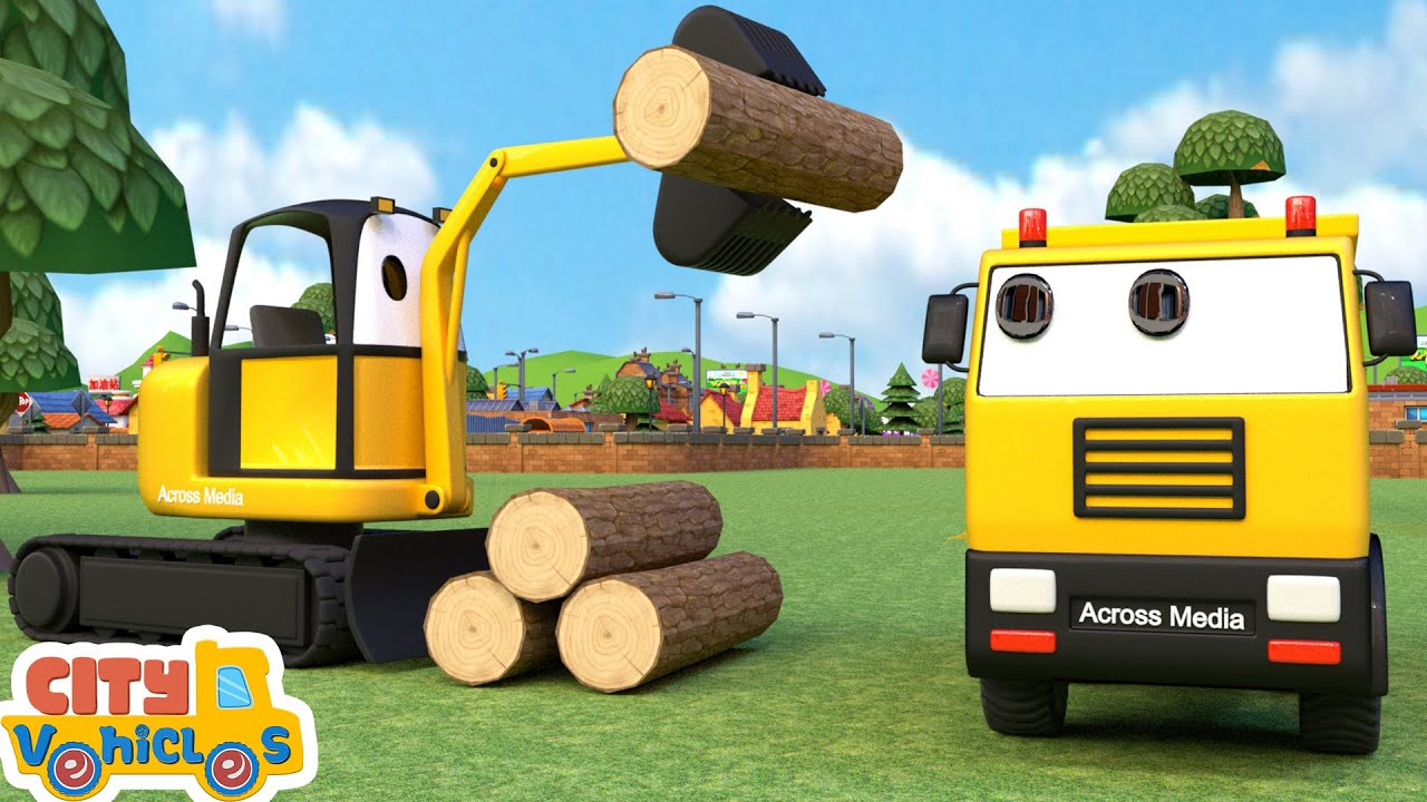 Tractor Breaks a Beehive! Ambulance & Dump Truck Help the Bees--Dump Truck ,Ambulance for kids.