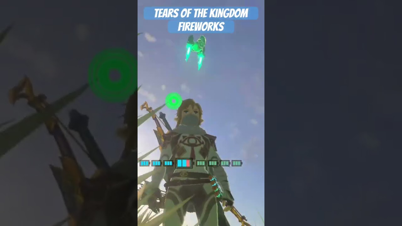 Link invents fireworks #zelda #zeldatotk #gameplay #tearsofthekingdom