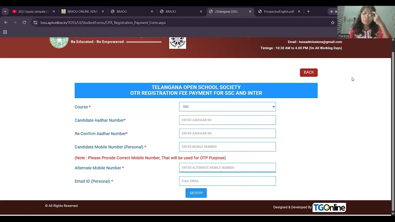 Telangana Open School (TOSS) Admissions 2026 | 10th & Intermediate Complete Details Telugu #viral
