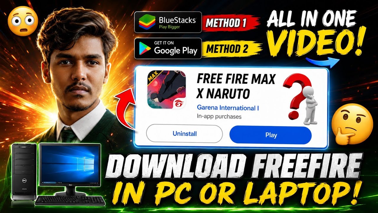 🔥💥HOW TO DOWNLOAD AND INSTALL FREEFIRE IN PC OR LAPTOP IN TAMIL💥