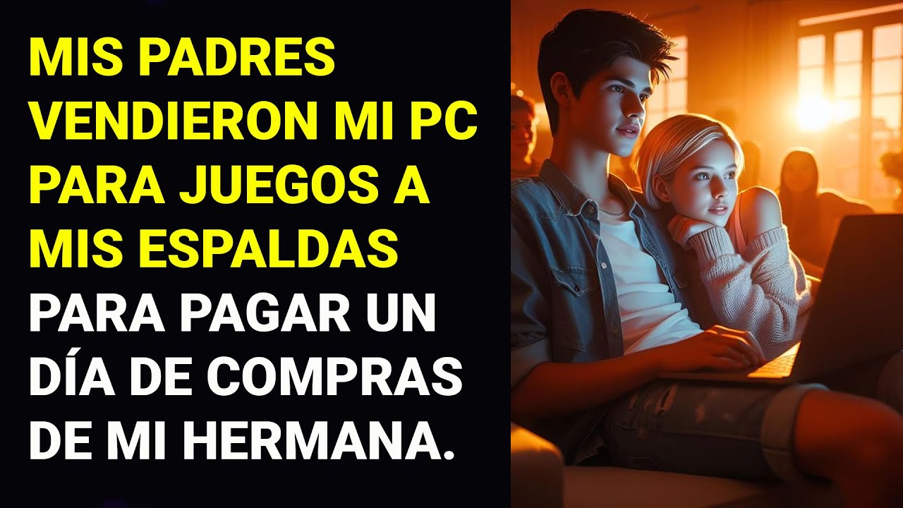MIS PADRES VENDIERON MI PC PARA JUEGOS A MIS ESPALDAS PARA PAGAR UN DÍA DE COMPRAS DE MI HERMANA. ..