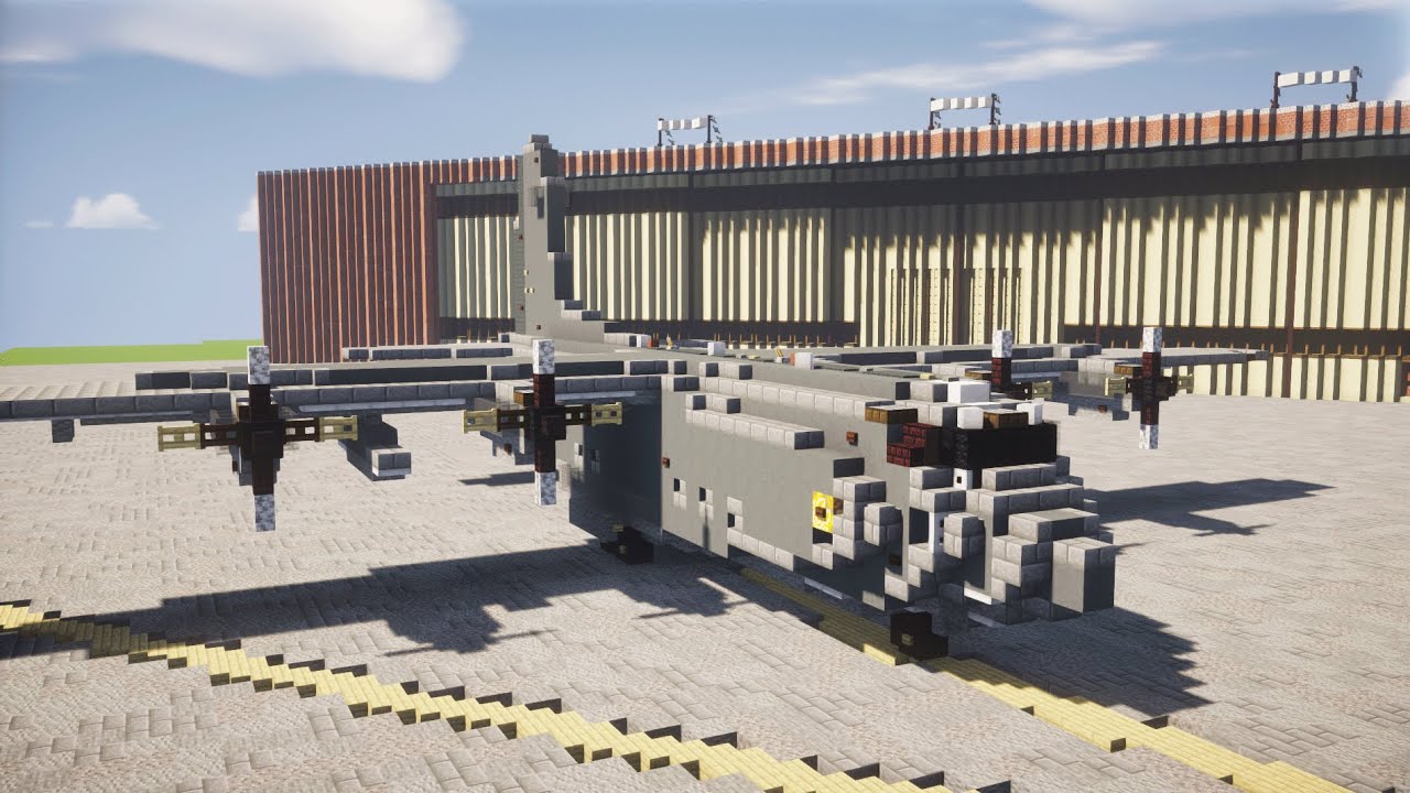 Minecraft AC-130U Spooky Gunship Tutorial