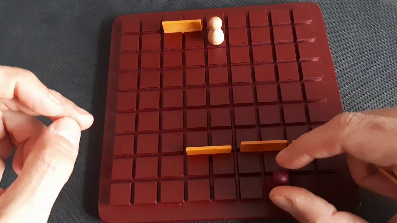 Quoridor , ¡ Así lo jugamos! PARTIDA a 2 JUGADORES